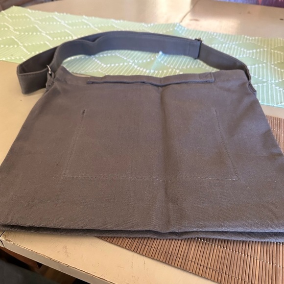 BRAND NEW "MOOD" TOTE /LAPTOP BAG ARMY GREEN w/BLACK LETTERS - Canvas - Picture 6 of 8